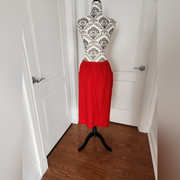 Valentino Boutique Vintage 70th-80th Midi Skirt Size 10 - Picture 4 of 10